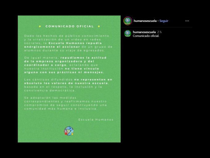 Repudiable acto antisemita en un viaje de egresados: un grupo de alumnos fue filmado mientras cantaban contra los judíos