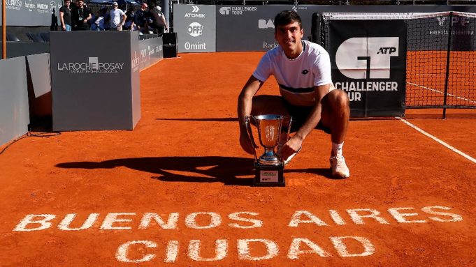 Román Burruchaga conquistó su primer título en la Argentina: se quedó con el Challenger de Buenos Aires