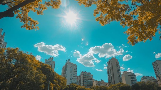 Temperaturas primaverales y días nublados: el tiempo para el AMBA y el país en el inicio de octubre