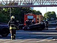 Choque y vuelvo en avenida General Paz: hay al menos dos heridos