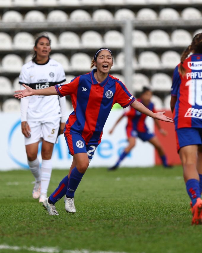 El gol en el último minuto de la japonesa Egashira que le dio el triunfo a San Lorenzo ante Olimpia por la Copa Libertadores femenina