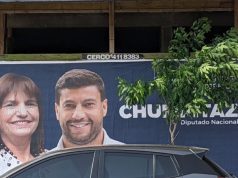 Instaron a un candidato a diputado de Santa Fe a quitar los carteles de campaña