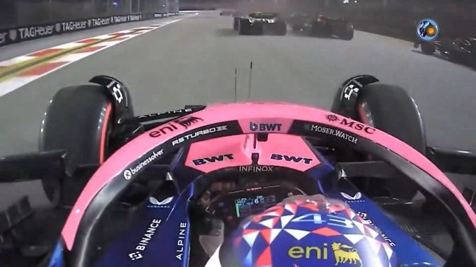 La brillante largada de Franco Colapinto en el Gran Premio de Singapur de F1 desde la cámara a bordo