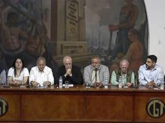 La CGT se metió en la campaña junto a Taiana, Palazzo y Moyano y llamaron a “reventar las urnas en 2027″