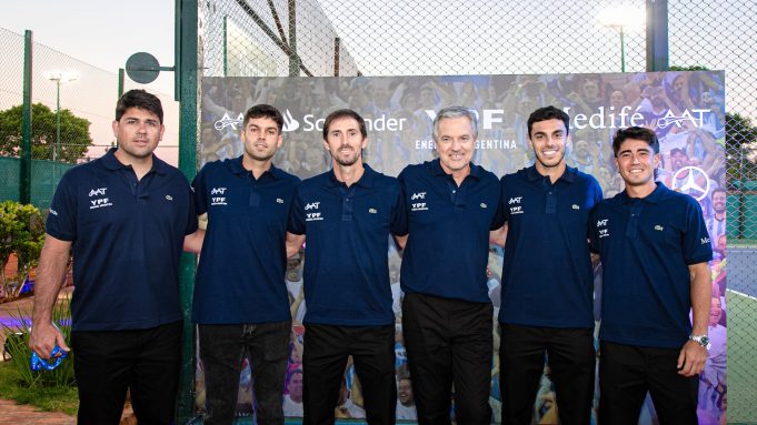 Copa Davis: la Selección Argentina de Tenis tuvo su despedida antes de partir a Bolonia para el Final 8