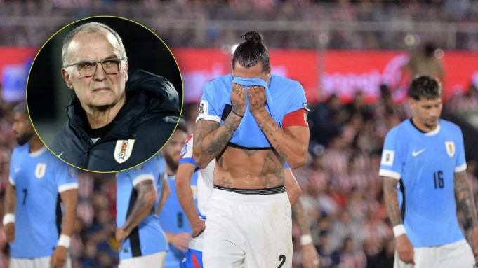Crisis total en la selección de Uruguay: aseguran que los referentes “no aguantan más” a Bielsa y piden su salida