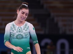 Dafne Navarro obtiene su clasificación a semifinales del mundial de gimnasia de trampolín en Pamplona 2025