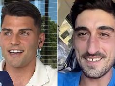 El emotivo cruce entre el hijo de Russo y el hombre que encontró la camiseta del homenaje: “Tuvimos la suerte que te cayó a vos”