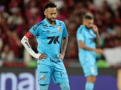 El enojo de Neymar con el DT argentino del Santos en medio de la derrota que dejó al equipo en zona de descenso