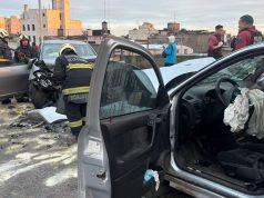 Impactante choque frontal en el puente Avellaneda: dos hombres y una mujer internados en grave estado
