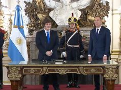 Javier Milei le tomó juramento a Diego Santilli como nuevo ministro del Interior
