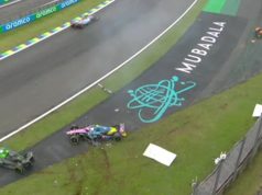 La explicación de Antonelli tras el triple despiste de Colapinto, Piastri y Hülkenberg: “Se derramó mucha agua a la pista”