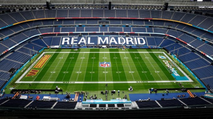 La impactante transformación del estadio del Real Madrid por un partido de la NFL: “El Bernabéu como nunca lo habías visto”
