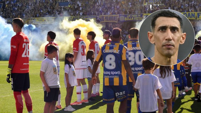 La respuesta de Di María al gesto de repudio de Estudiantes en el pasillo de campeón a Central