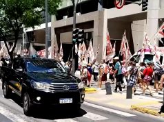 Protesta y demoras en Retiro por un piquete de las dos CTA: el Metrobús estuvo interrumpido